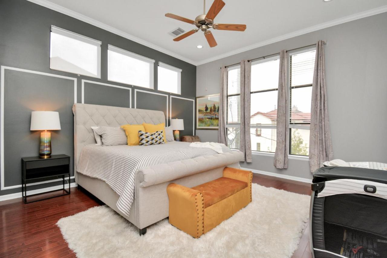 3Br 3Ba Upscale Luxury Home In The Heights Houston Exterior foto